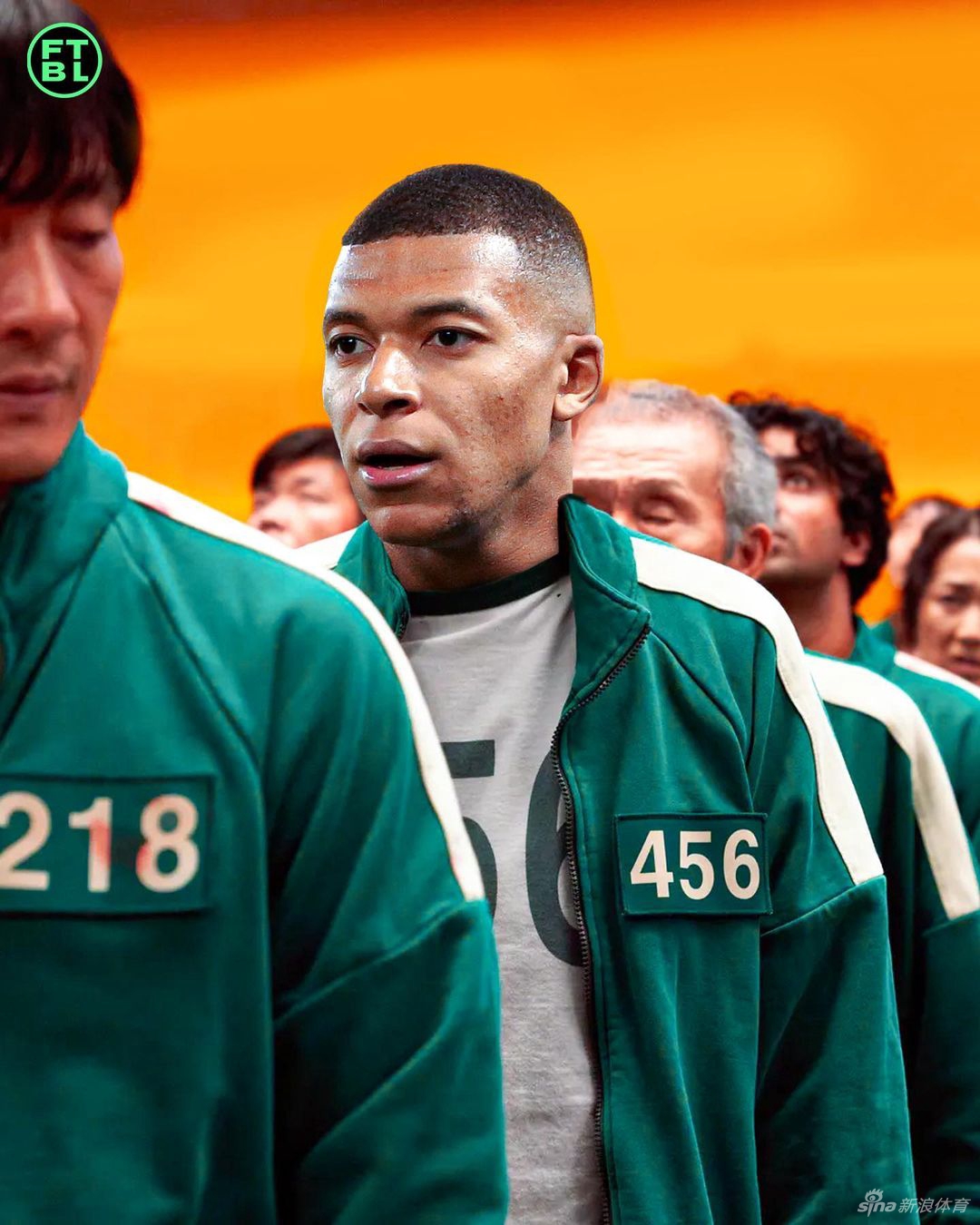 C罗梅西进入鱿鱼游戏 谁能活到最后？