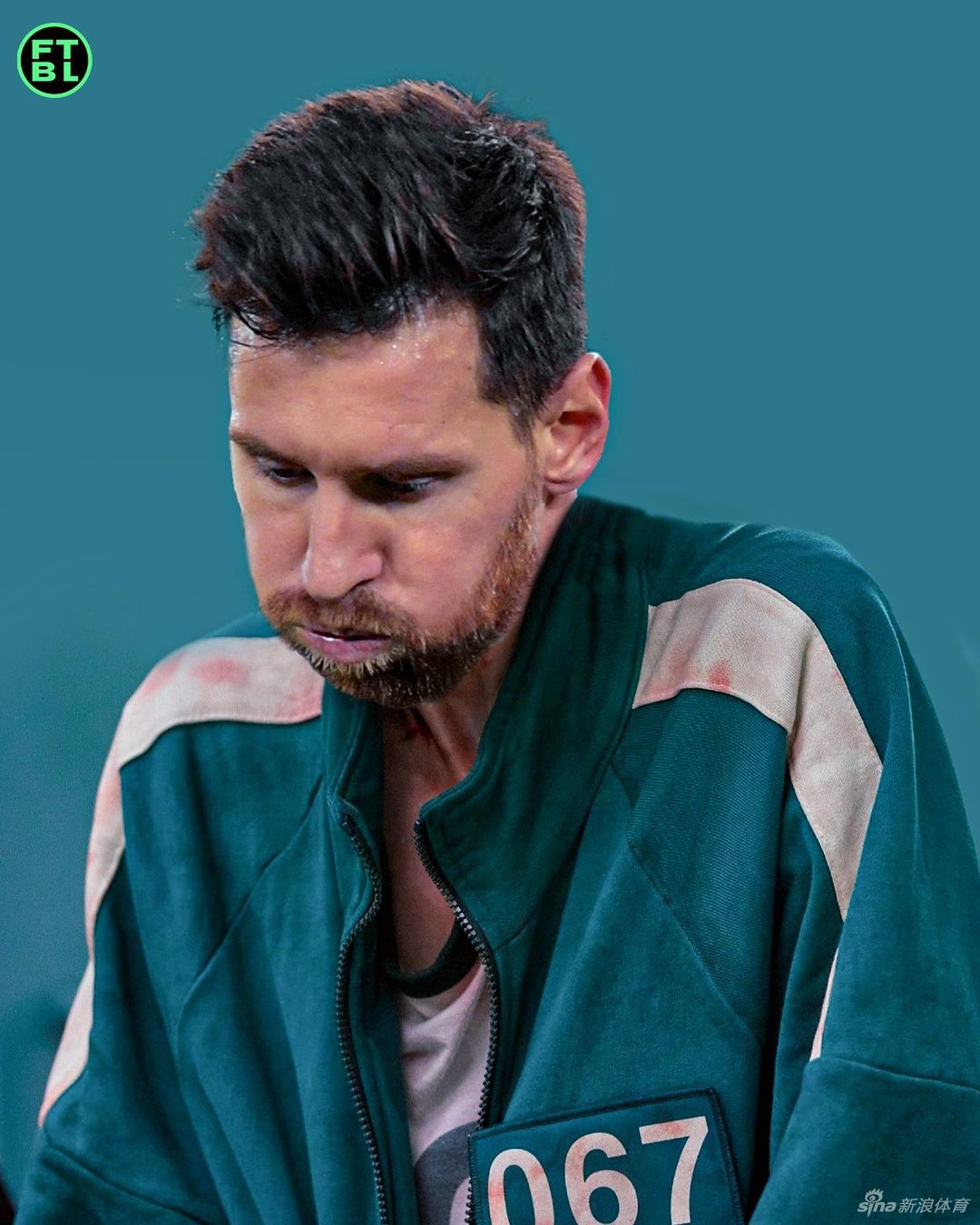 C罗梅西进入鱿鱼游戏 谁能活到最后？