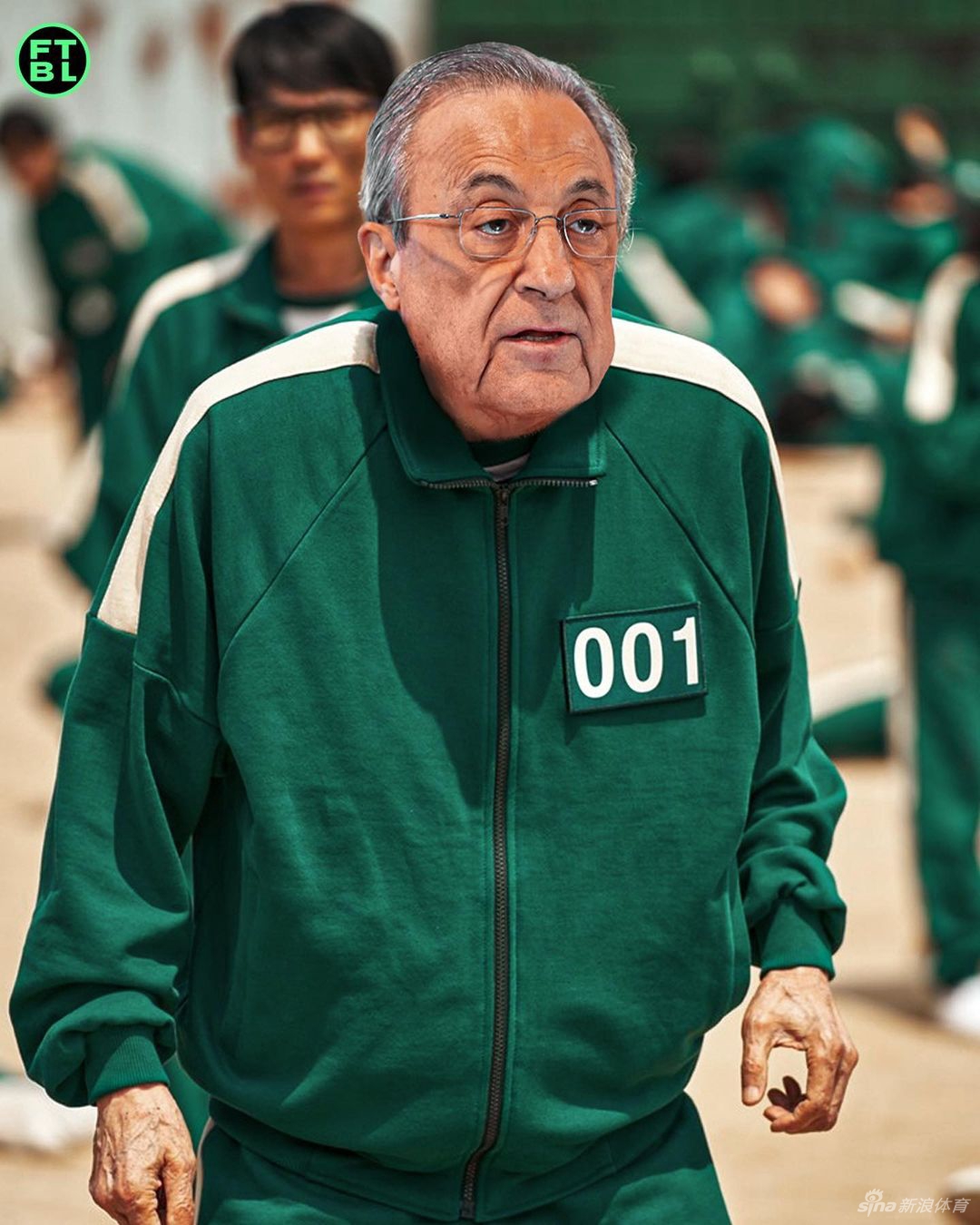 C罗梅西进入鱿鱼游戏 谁能活到最后？