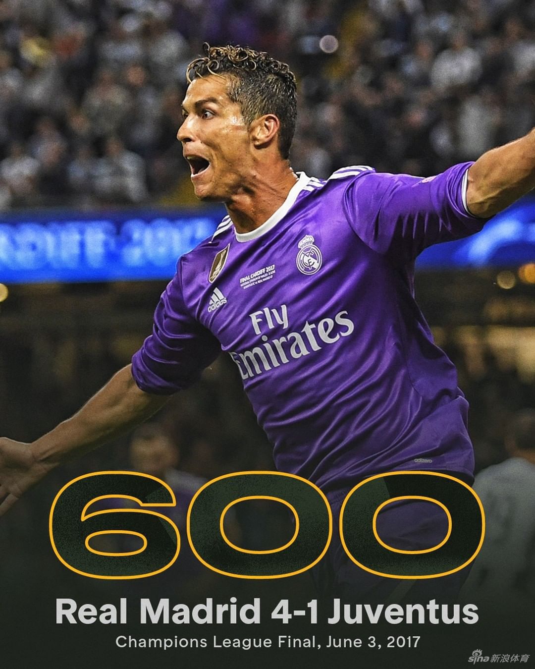 职业生涯801球！C罗成足球历史第一人