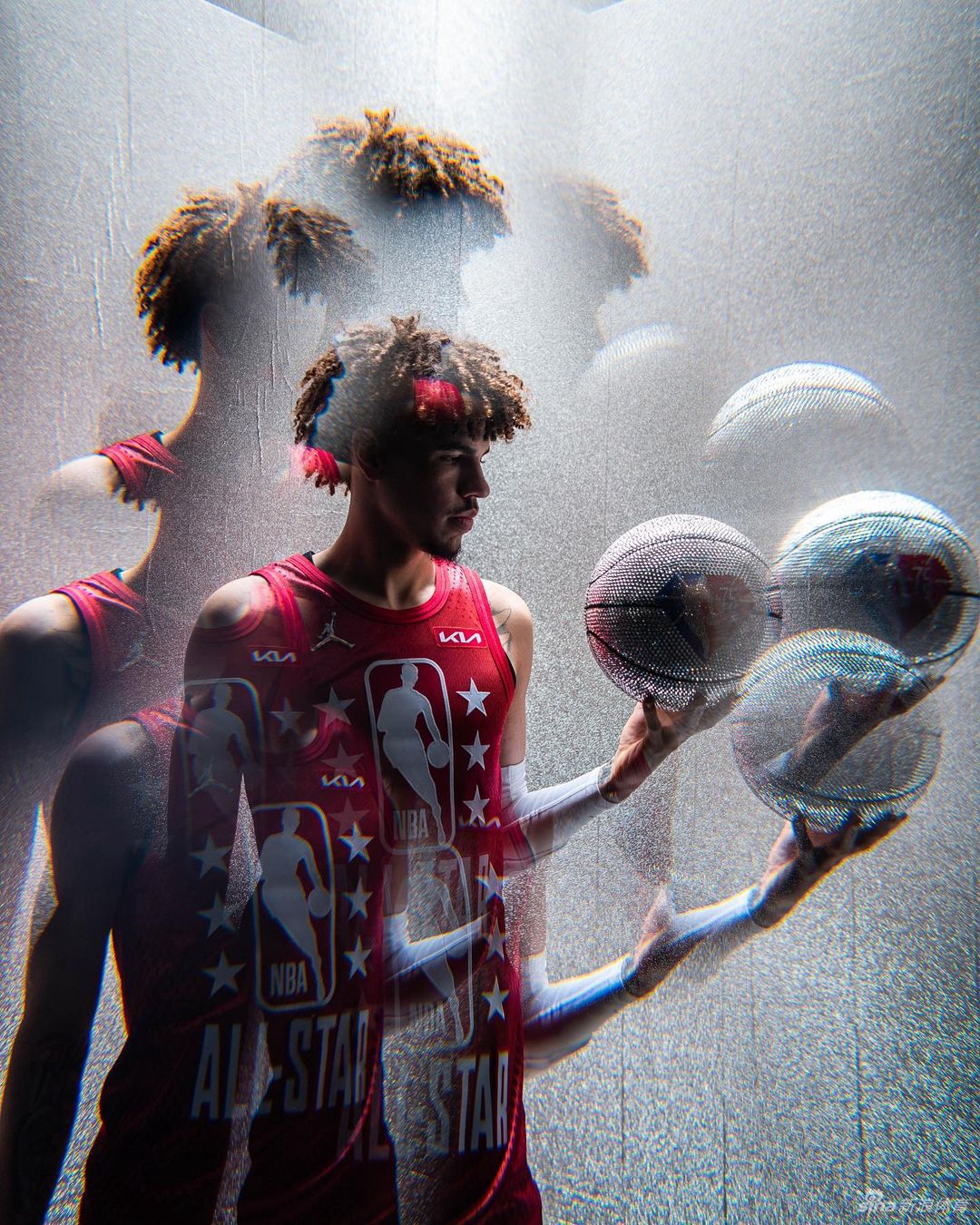 詹姆斯库里领衔NBA全明星个人写真