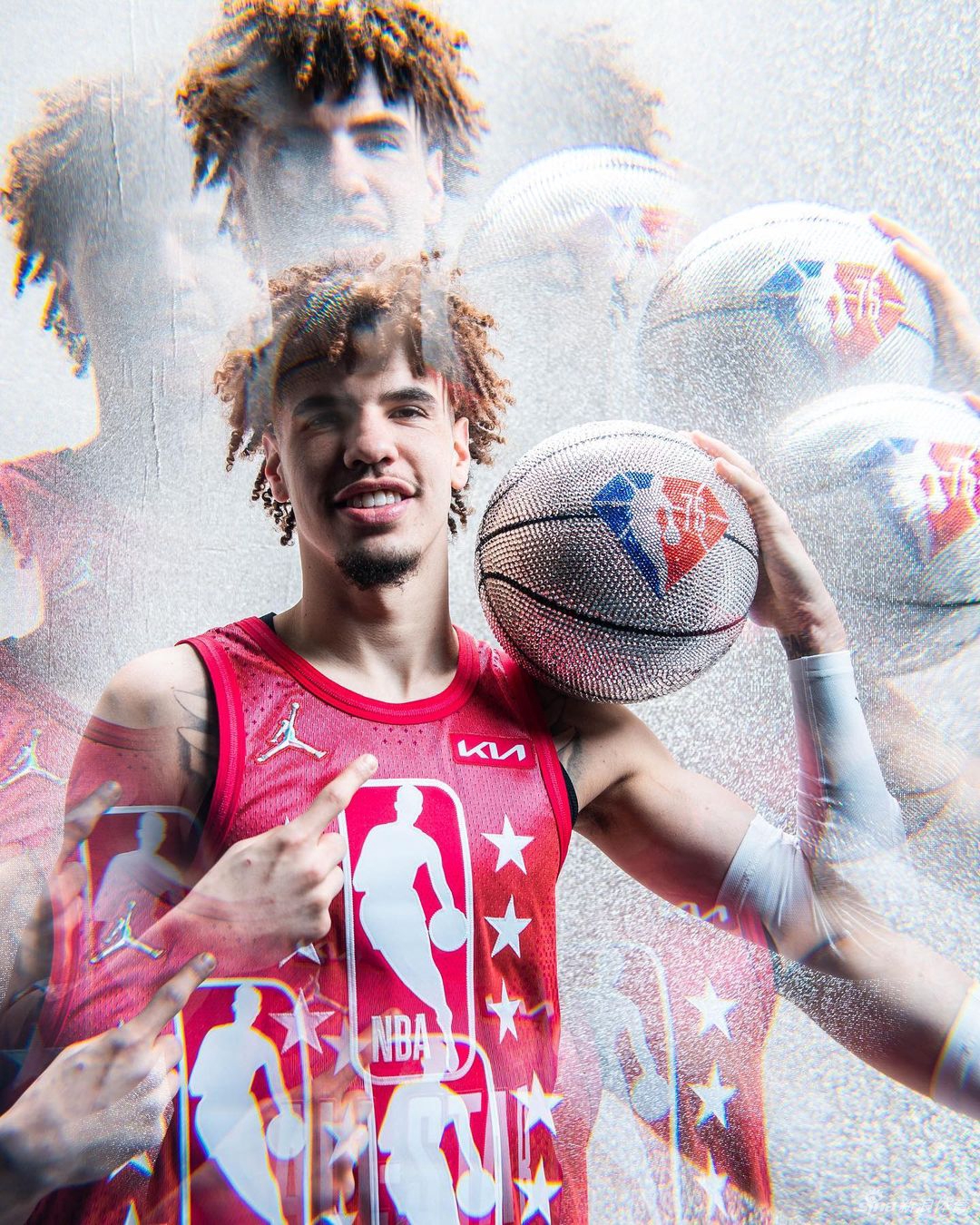 詹姆斯库里领衔NBA全明星个人写真