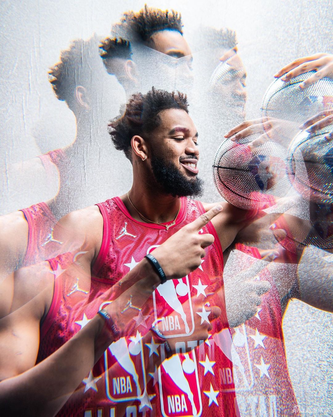 詹姆斯库里领衔NBA全明星个人写真