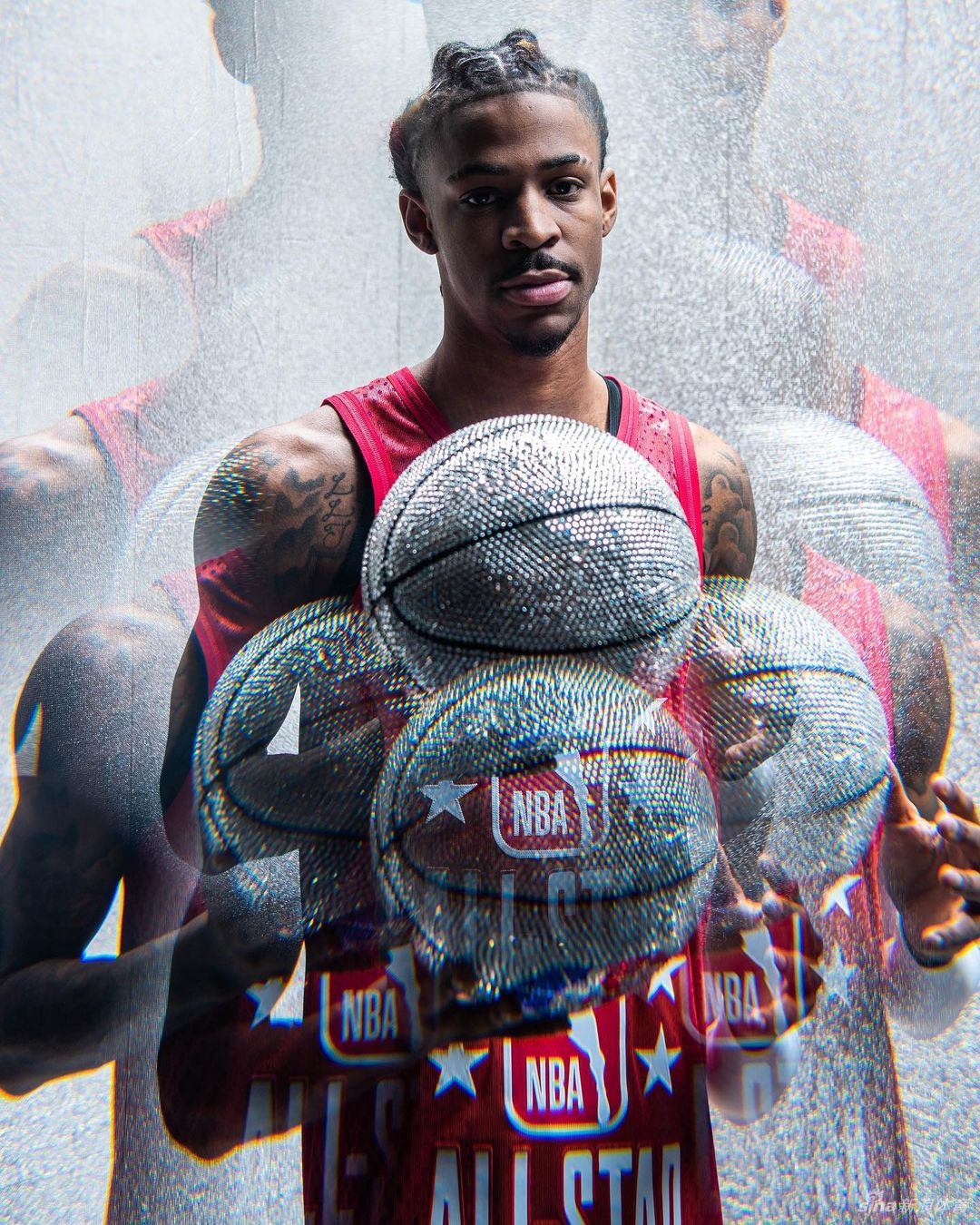 詹姆斯库里领衔NBA全明星个人写真