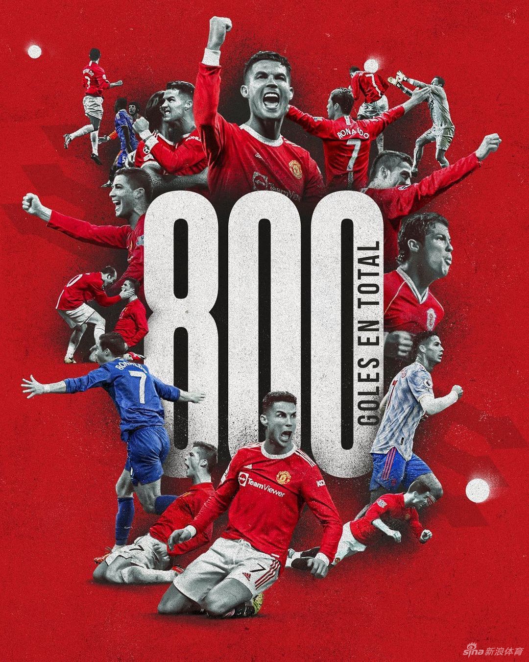 职业生涯801球！C罗成足球历史第一人