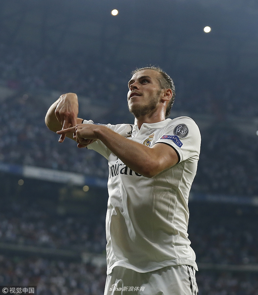 贝尔招牌进球庆祝动作