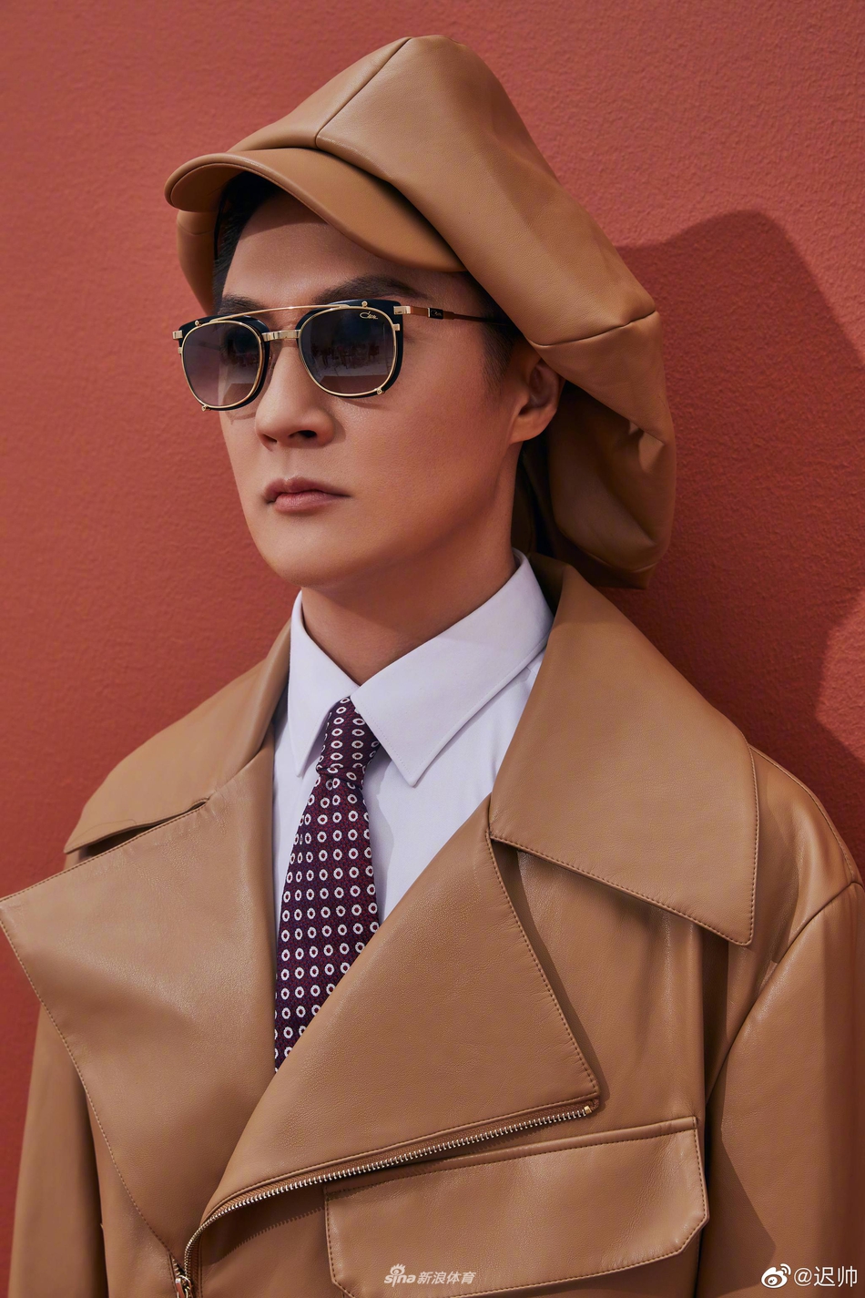 型男演员迟帅健身打卡 将体内湿寒hit出来