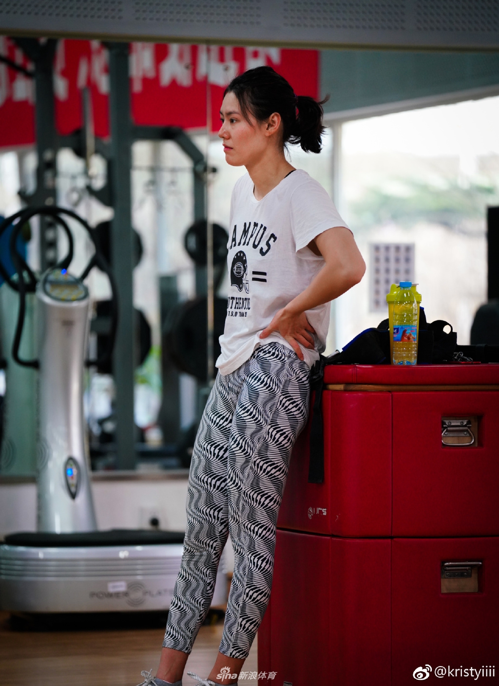 游泳女神刘湘训练生活美照