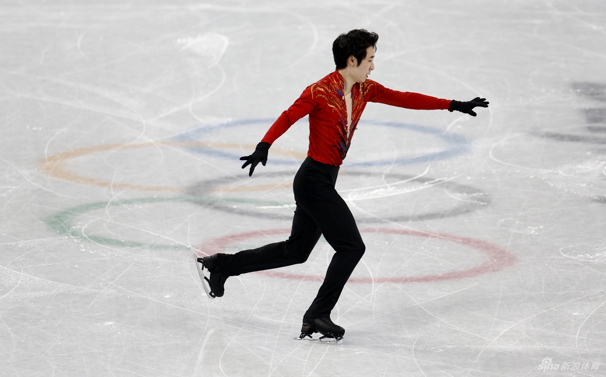 新浪直击花滑自由滑金博洋第九
