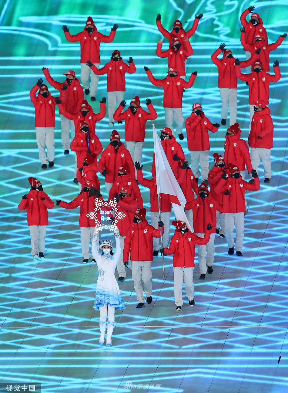 2022北京冬奥会开幕式各国运动员入场