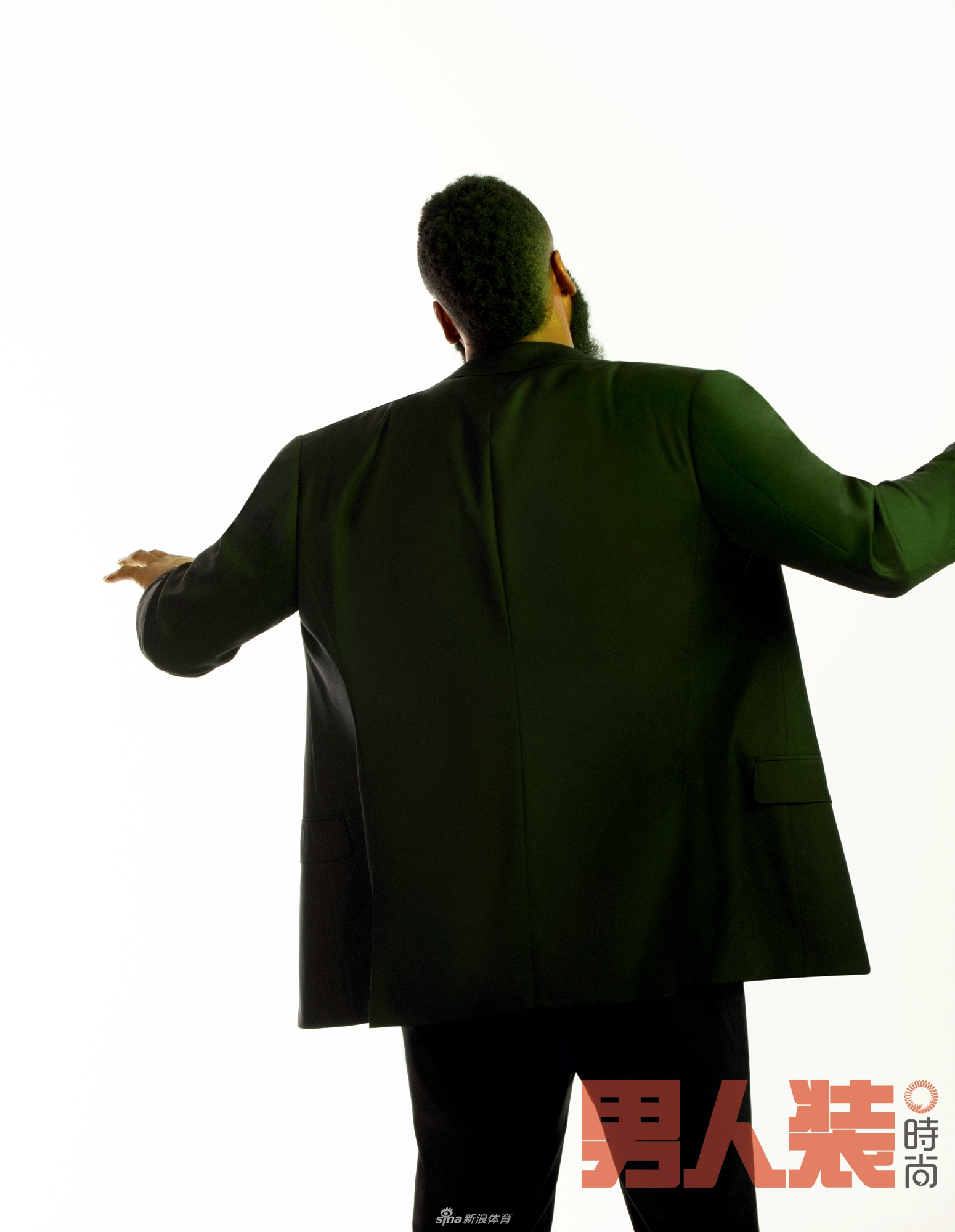 哈登为《男人装》拍写真 来看大胡子的时尚穿搭