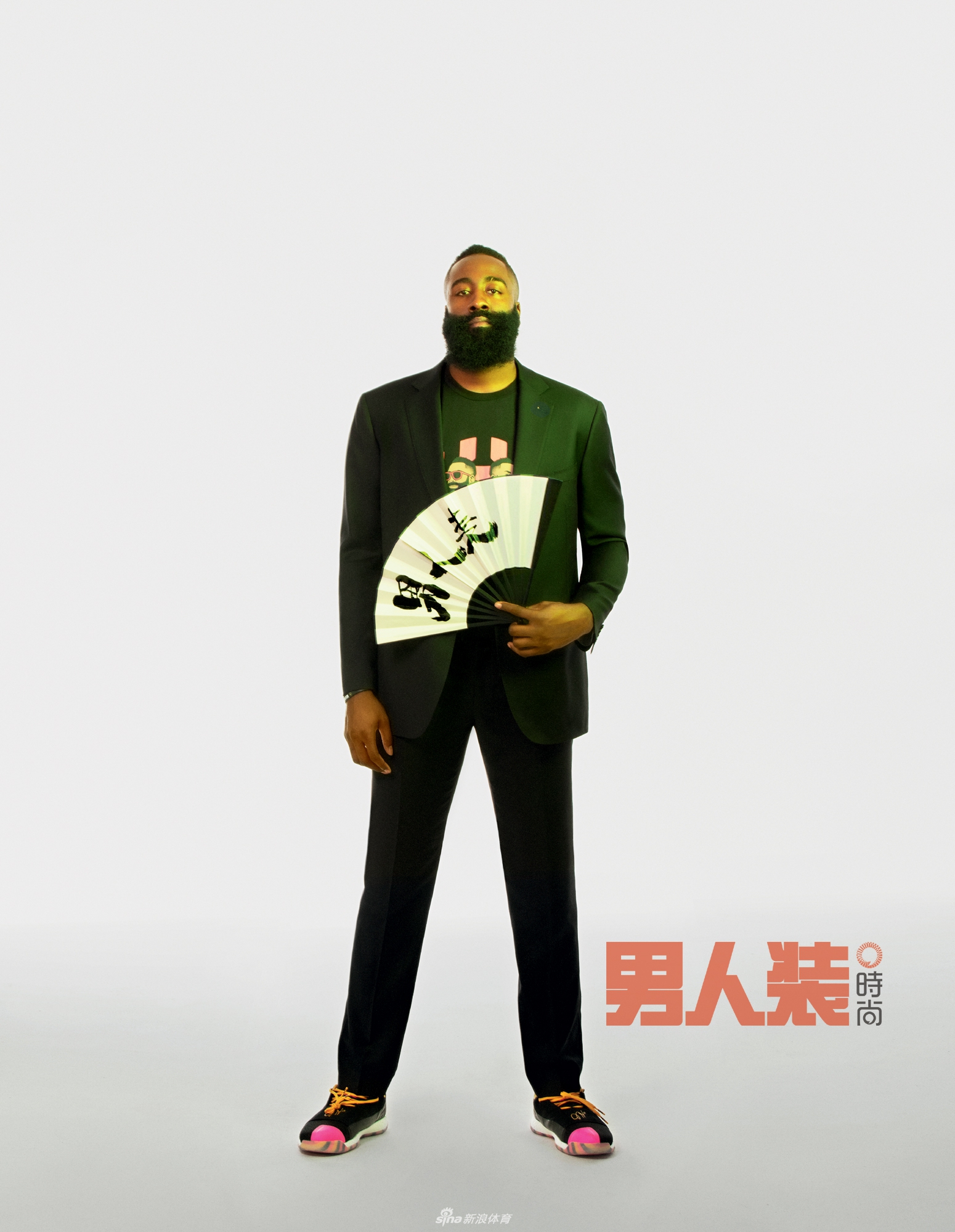 哈登为《男人装》拍写真 来看大胡子的时尚穿搭