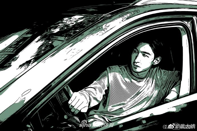 武大靖换上“战袍”化身赛车手