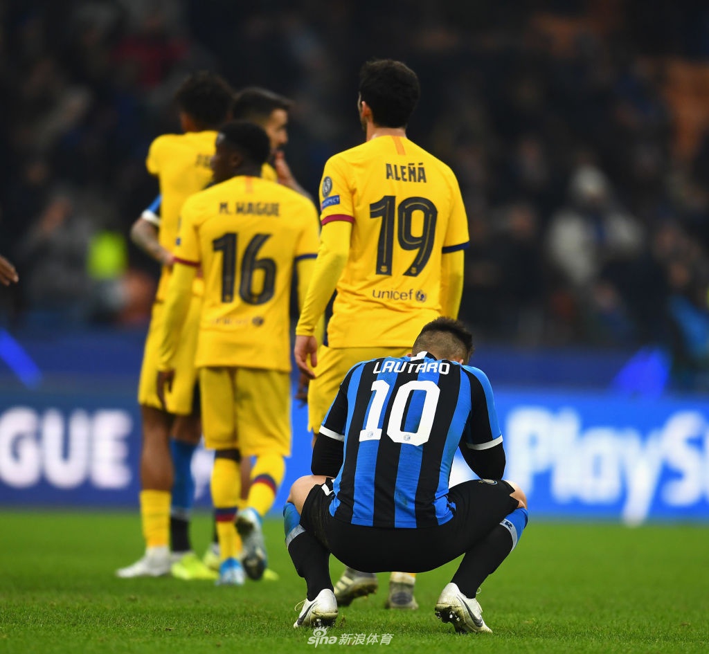 [欧冠]国际米兰1-2巴塞罗那