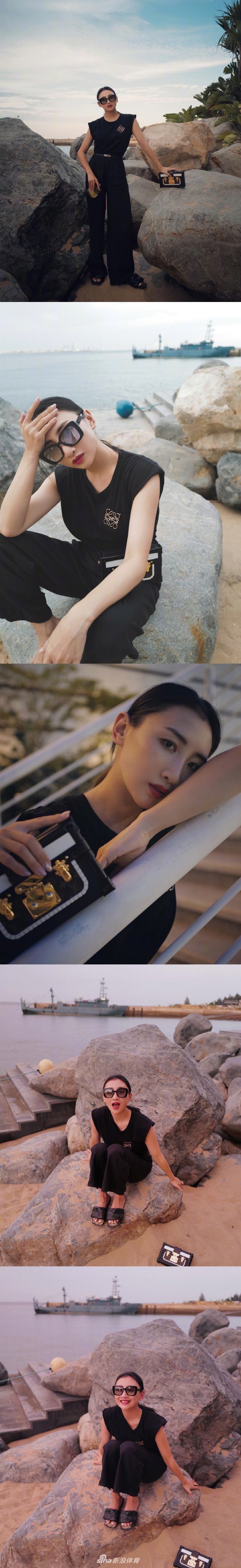 何雯娜分享冬日穿搭 英伦风造型少女感十足