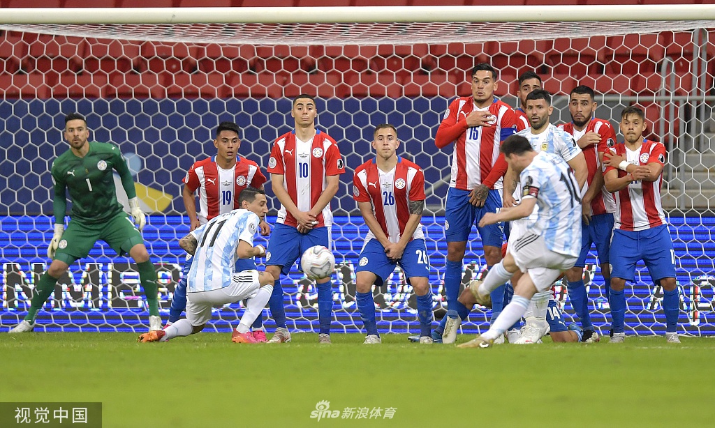 [美洲杯]阿根廷1-0巴拉圭 梅西成队史出场王