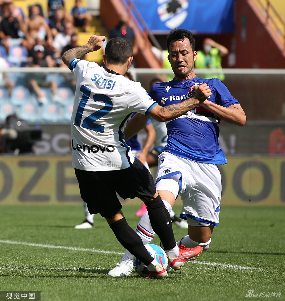 [意甲]国米客场2-2桑普多利亚