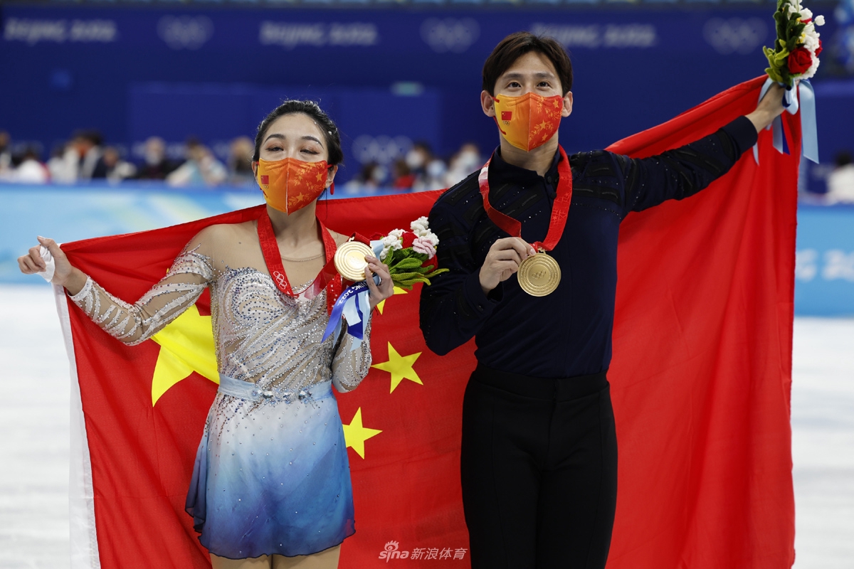 中国第9金！隋文静/韩聪双人滑夺金