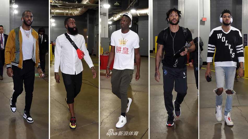 饼皇引领火箭森林狼群星进场