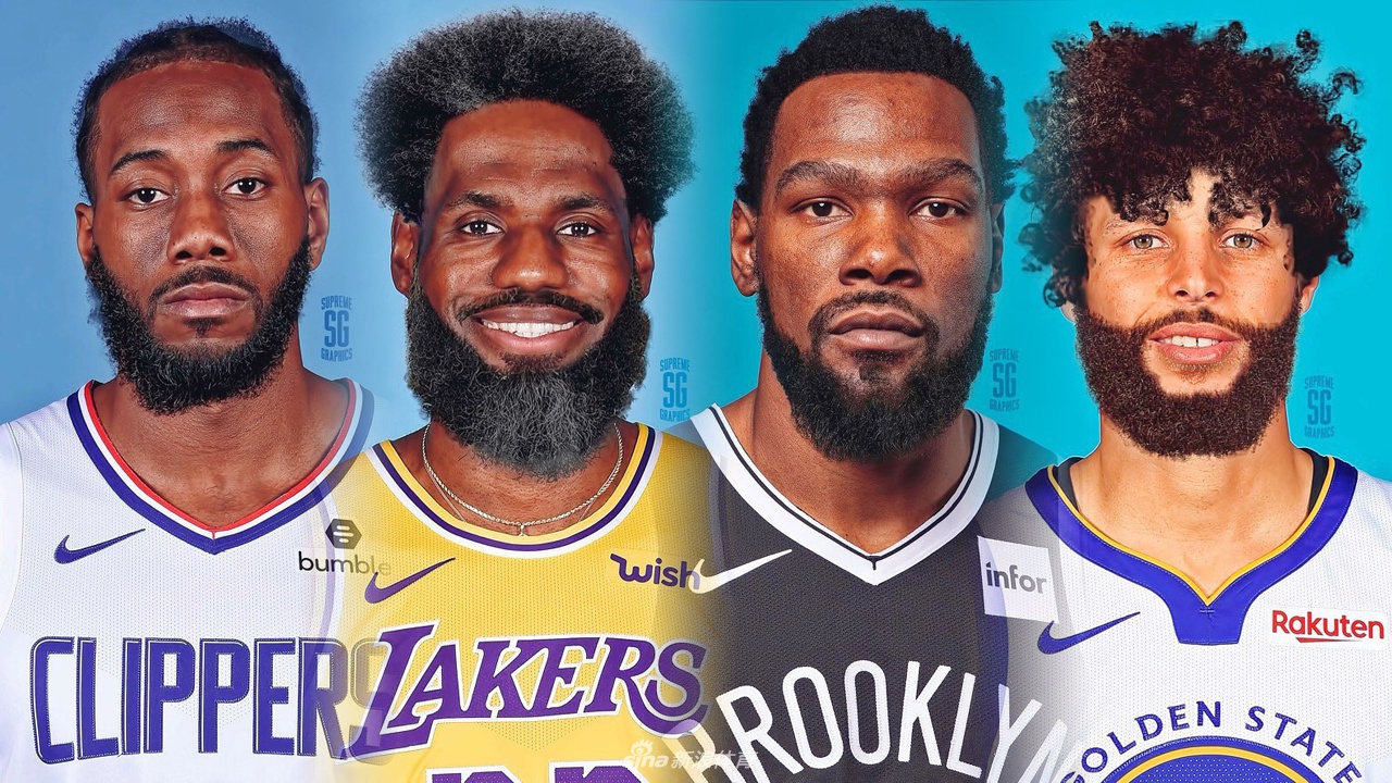 疫情过后NBA球星发型猜想 詹皇变老大爷库里如鸟窝