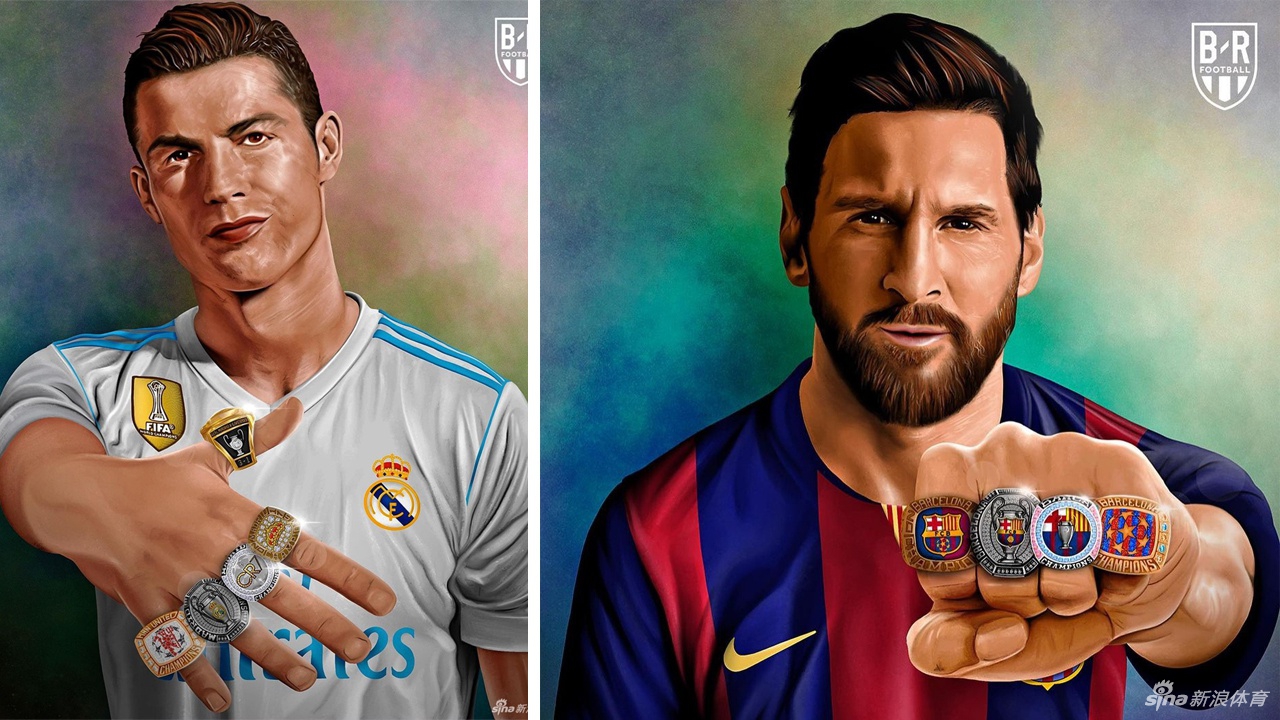 如果欧冠也有冠军戒指 梅西C罗们戴上是什么造型