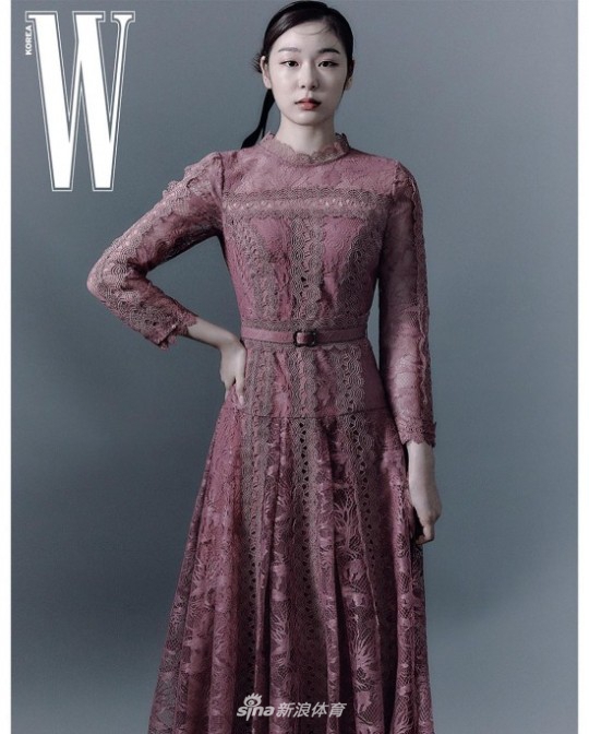 前花滑女王金妍儿登杂志 退役后展优雅时尚