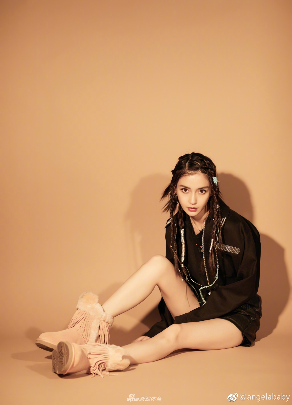 打篮球的Angelababy是什么水平 造型给几分