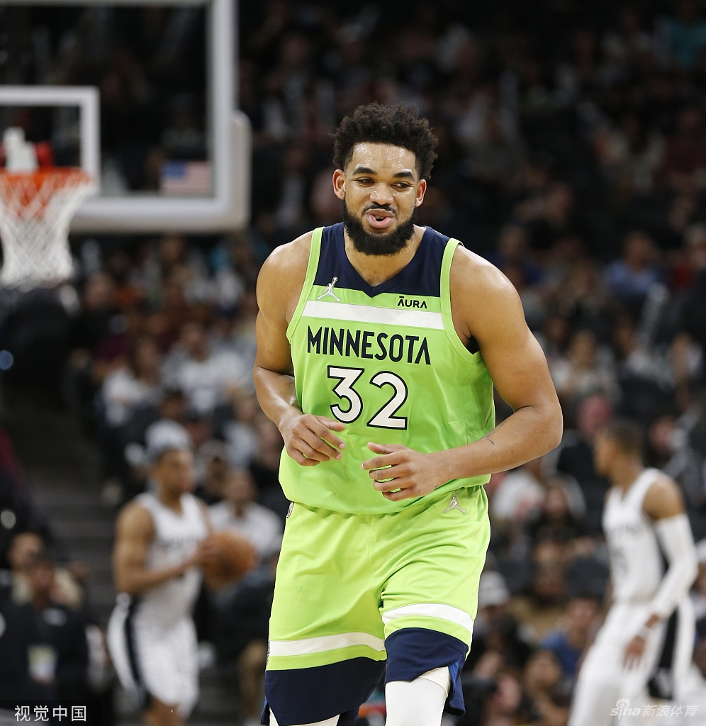 [NBA]森林狼149-139马刺 唐斯爆砍60分