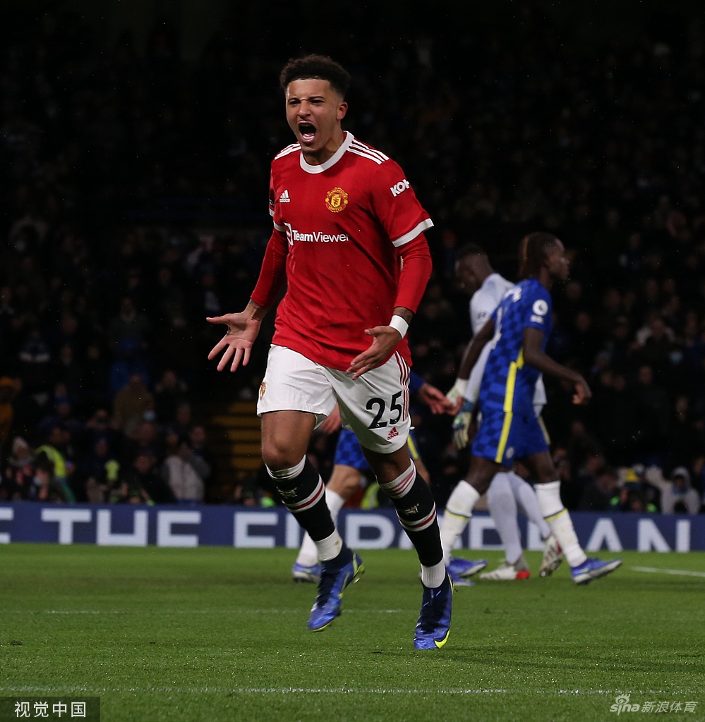 [英超]切尔西1-1曼联 桑乔若日尼奥进球
