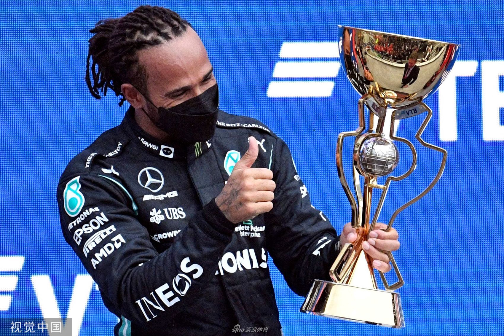 图集-2021年f1俄罗斯站正赛 汉密尔顿获第100冠_高清图集_新浪网