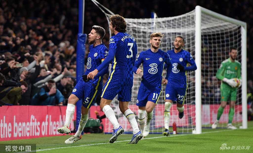 [英超]切尔西1-1曼联 桑乔若日尼奥进球