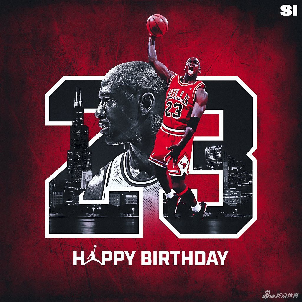 篮球之神！NBA传奇球星乔丹58岁生日快乐！