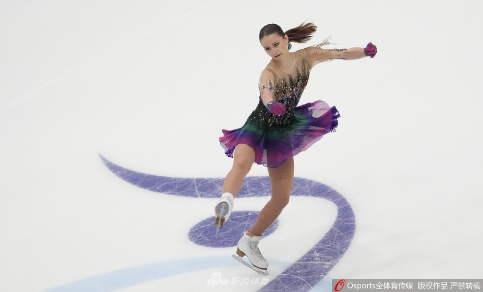 花样滑冰欧洲锦标赛：女子短节目 精彩瞬间