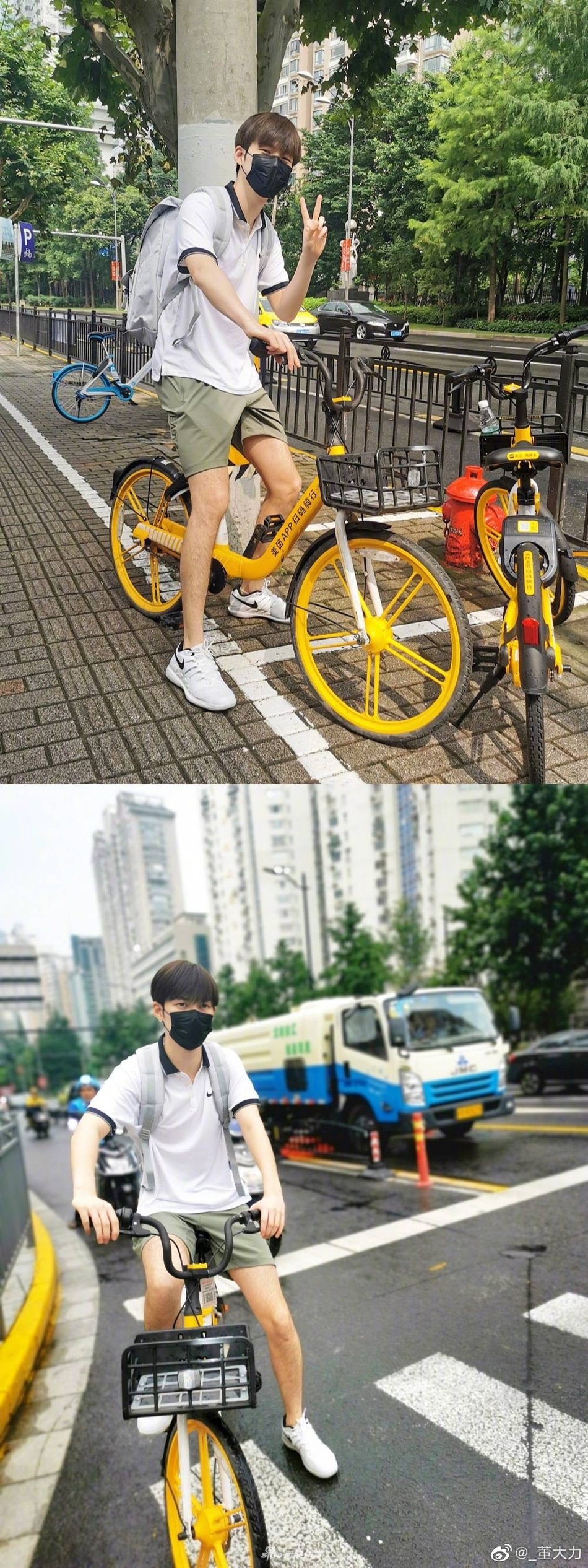 董力夏日清新写真 白衬衫阳光帅气少年感十足