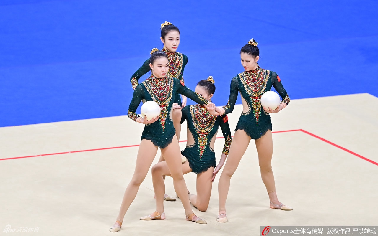 全运艺术体操集体全能联合队夺冠