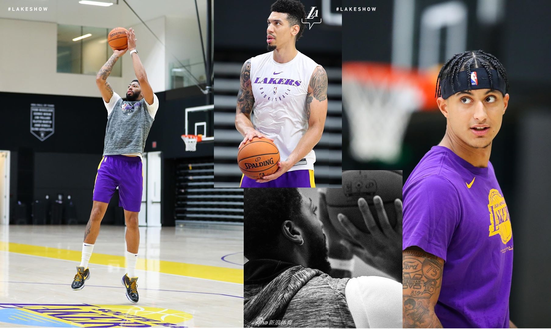 魔兽浓眉领衔湖人众将练得热火朝天！同时詹皇却在……