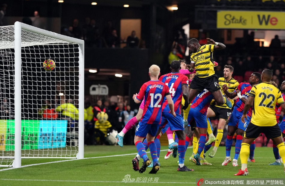 [英超]沃特福德1：4负水晶宫