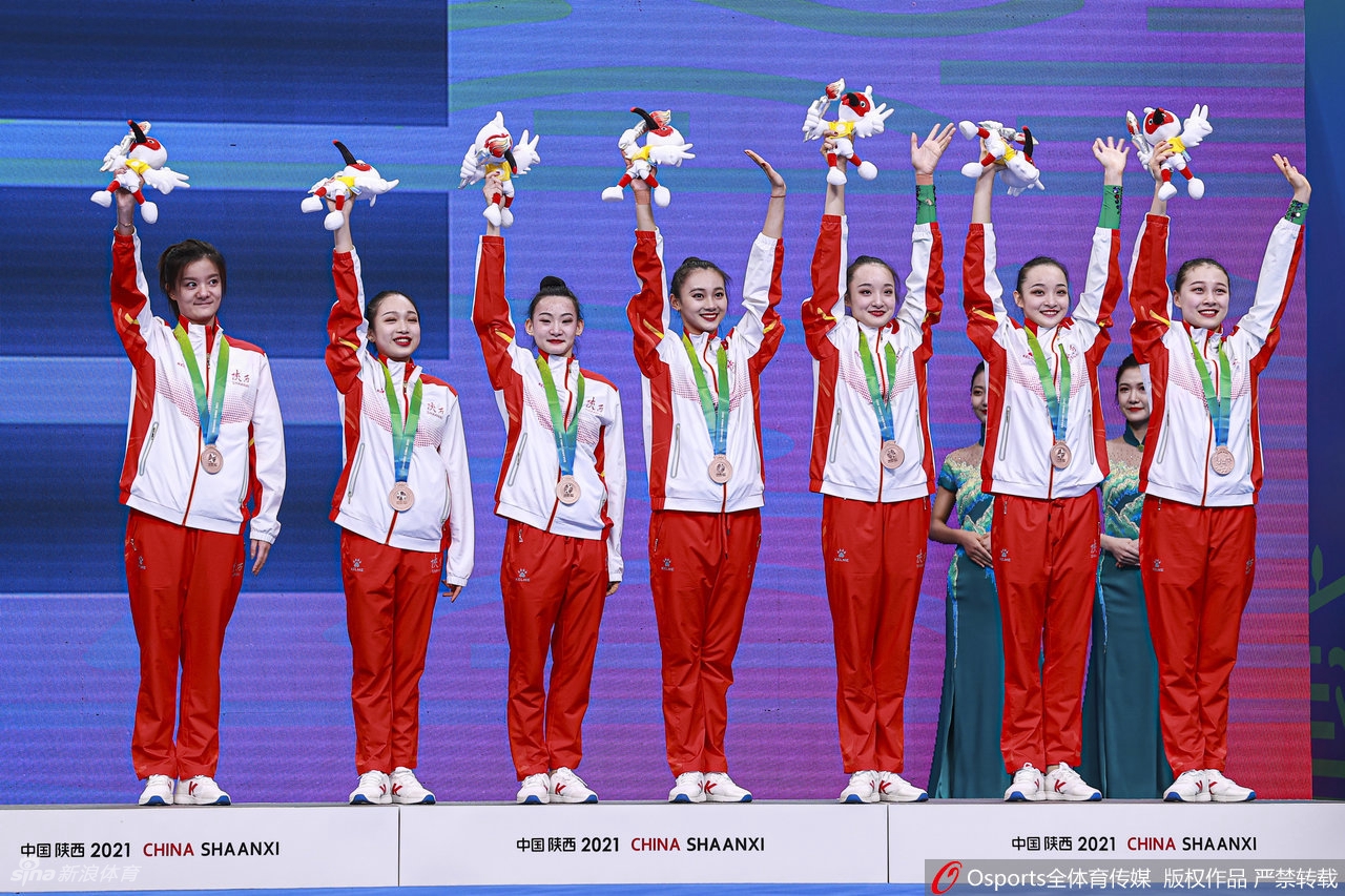 全运艺术体操集体全能联合队夺冠