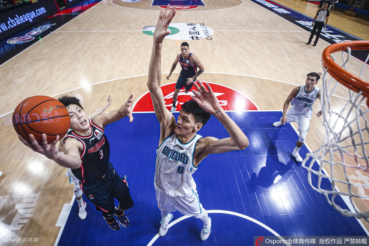 [CBA]青岛90-103广东 胡明轩25分
