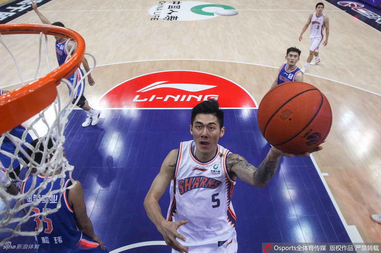 [CBA]上海115-97四川 王哲林21分13篮板