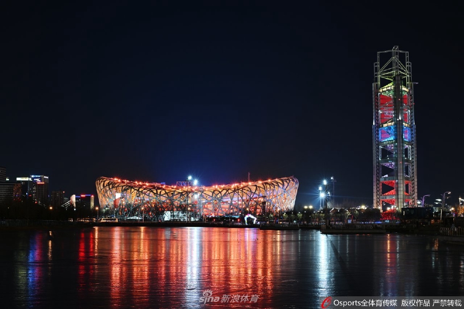 烟花璀璨！冬奥开幕式鸟巢夜景