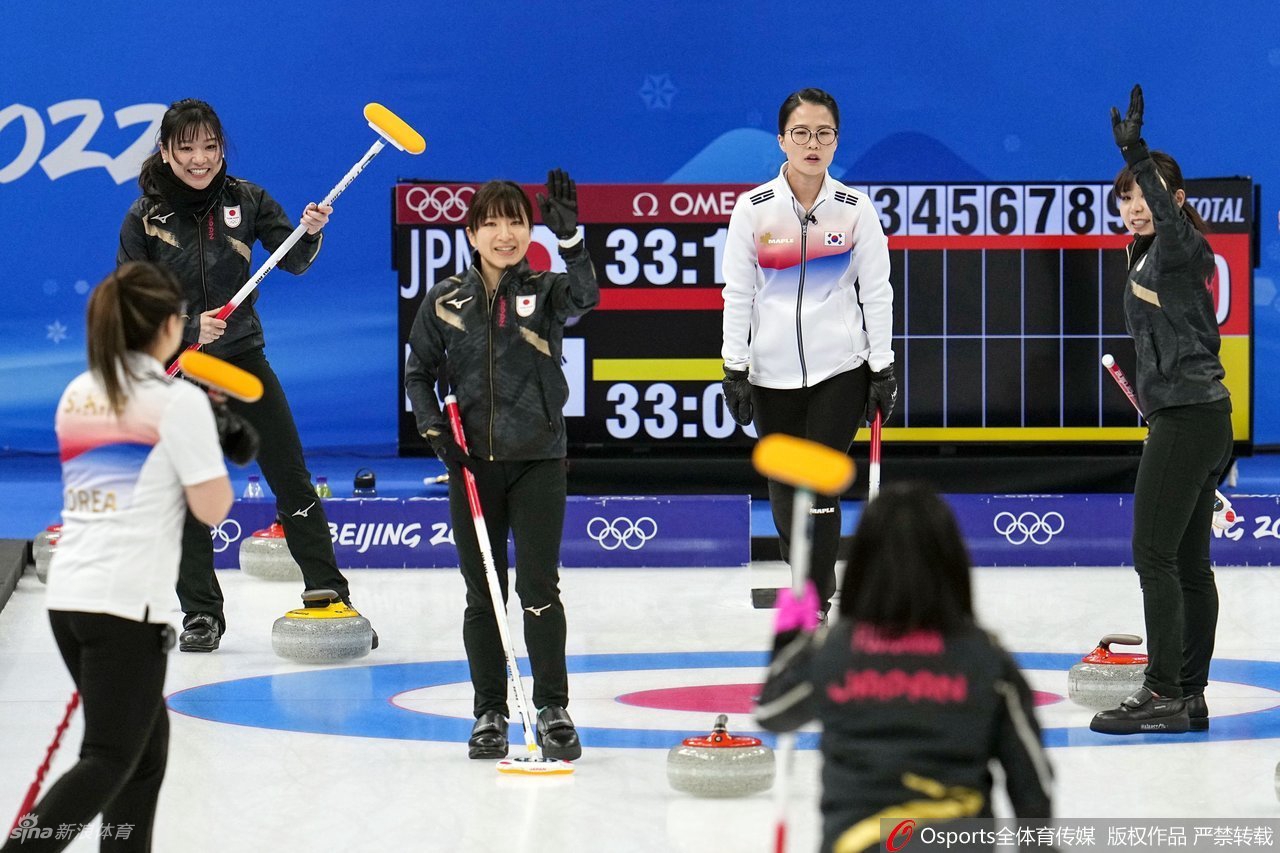 [女子冰壶循环赛]日本vs韩国