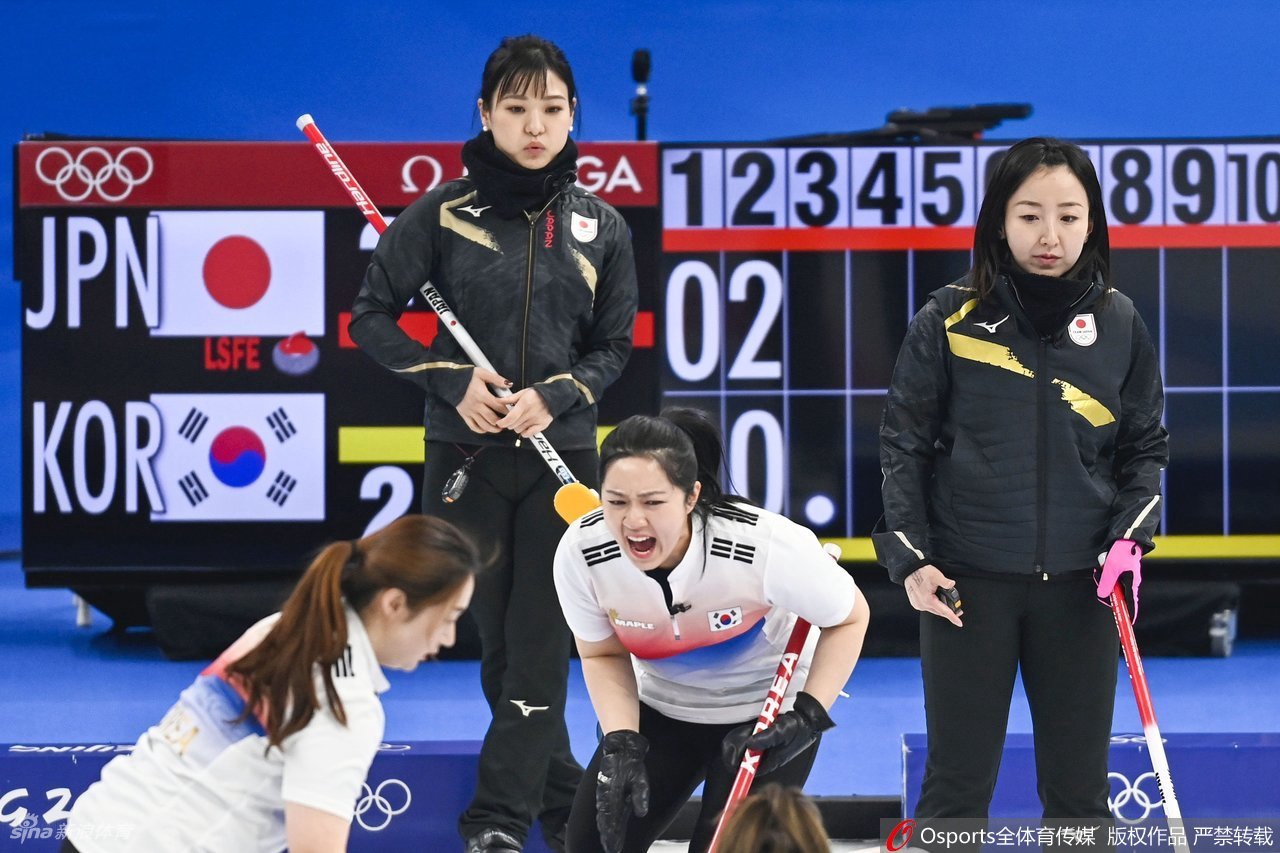 [女子冰壶循环赛]日本vs韩国