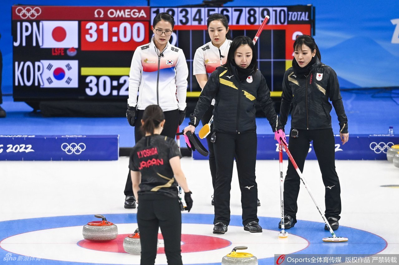 [女子冰壶循环赛]日本vs韩国