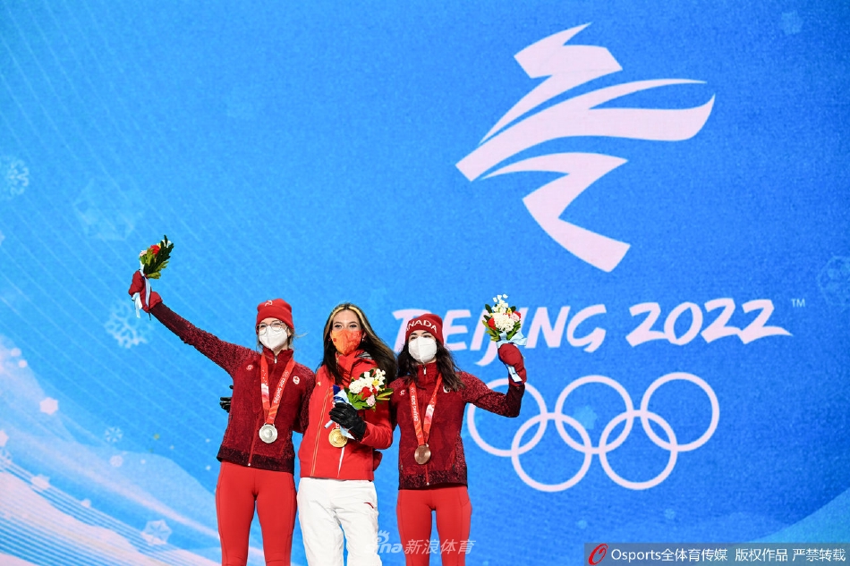 个人第2金！U型池颁奖谷爱凌获颁金牌