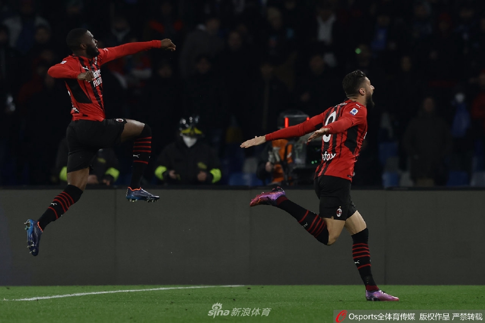[意甲]那不勒斯0：1负AC米兰