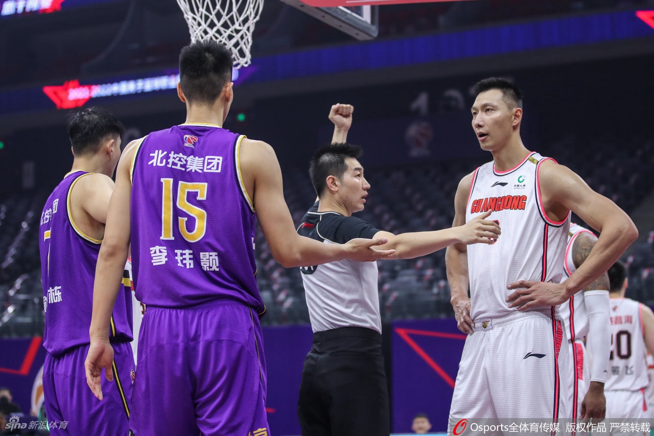 [CBA]广东109-80北控 赵睿20分8板7助