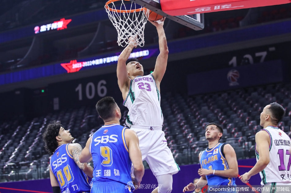 [CBA联赛]山东113：102胜福建