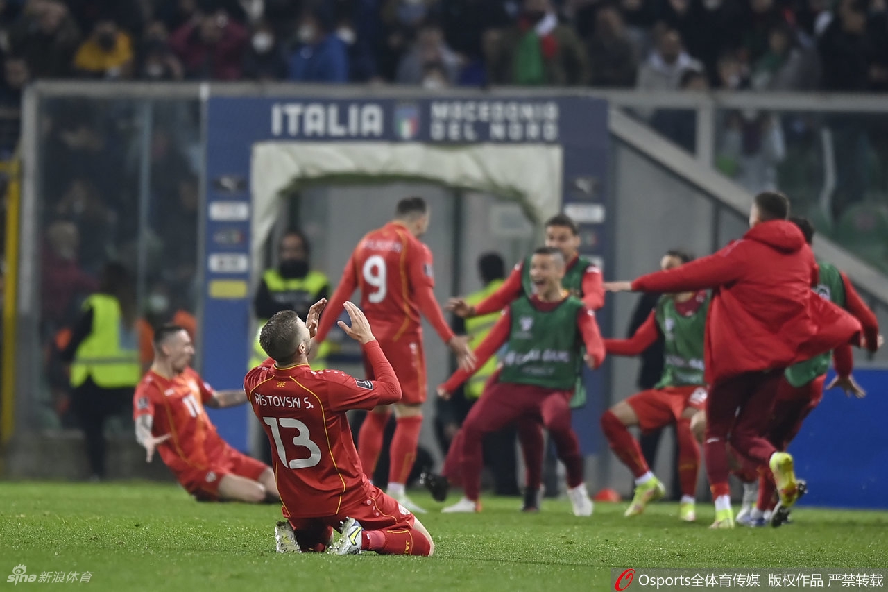 [世预赛]意大利0-1北马其顿 连续2届无缘世界杯