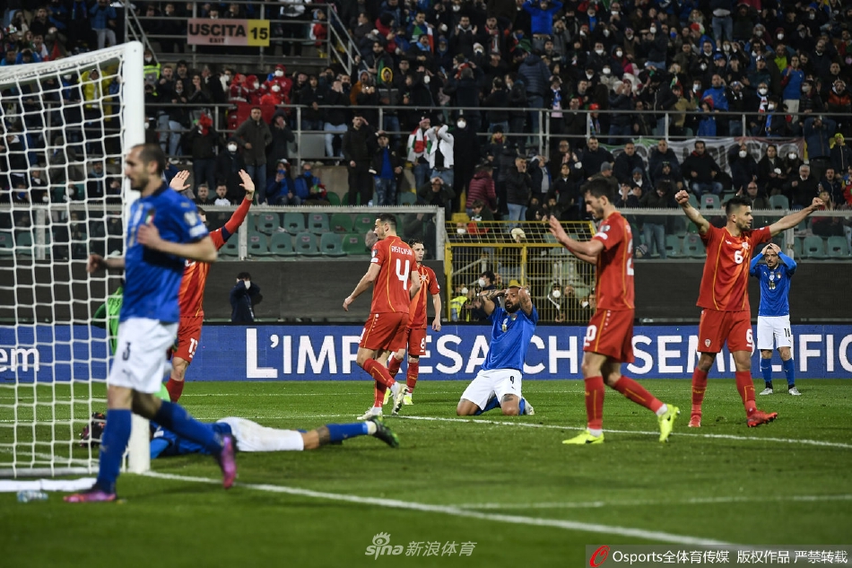[世预赛]意大利0-1北马其顿 连续2届无缘世界杯